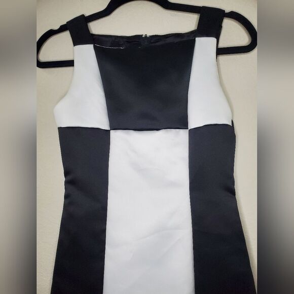Jessica McClintock Girls Black and White Sleeveless Dress - Picture 4 of 16